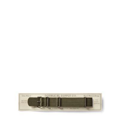 Ralph Lauren Nylon Watch Strap Olive