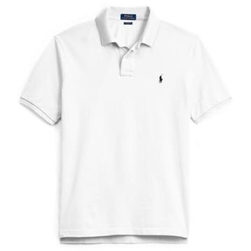 Ralph Lauren Cyo Custom-slim Polo Shirt White