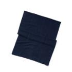 Ralph Lauren Linen-blend Scarf Newport Navy