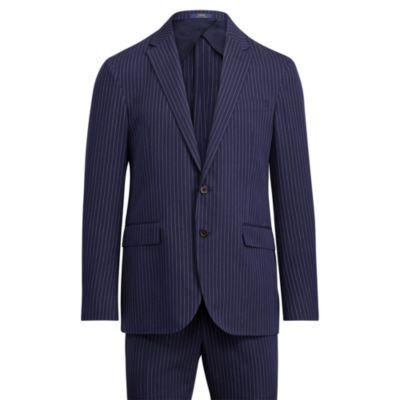 Ralph Lauren Morgan Pinstripe Suit Navy And White