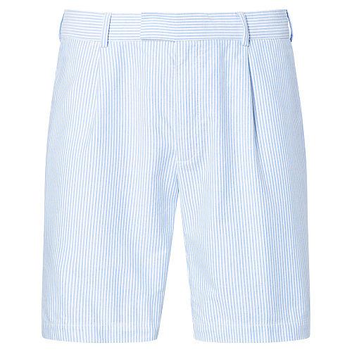 Polo Ralph Lauren Straight Cotton Oxford Short Bsr Blue/white