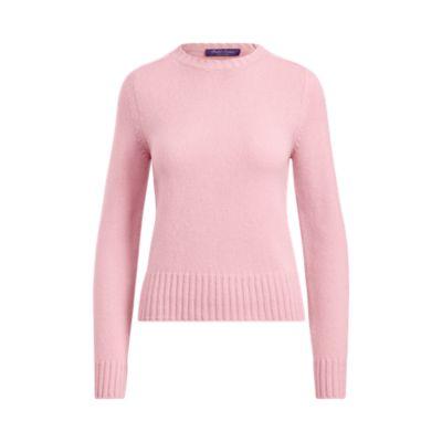 Ralph Lauren Saddle Crewneck Sweater Peony