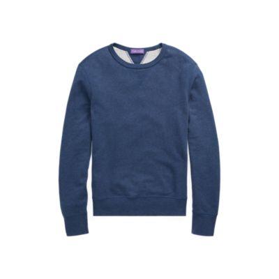 Ralph Lauren Cotton-blend Crewneck Pullover Metro Navy Heather