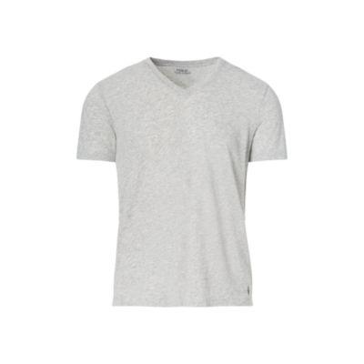 Ralph Lauren Custom Slim Fit Jersey T-shirt Lt Grey Heather