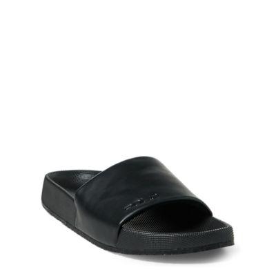 Ralph Lauren Cayson Pool Slide Sandal Black