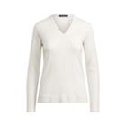 Ralph Lauren Merino V-neck Sweater Ivory