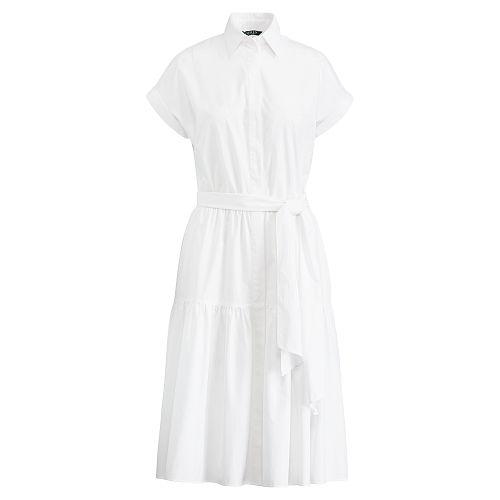 Ralph Lauren Lauren Cotton Fit-and-flare Dress