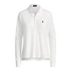 Ralph Lauren Poncho Mesh Polo Shirt White