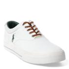 Polo Ralph Lauren Vaughn Washed Twill Sneaker White