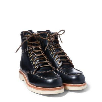 Ralph Lauren Brunel Leather Work Boot Black