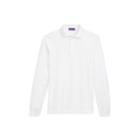 Ralph Lauren Custom Fit Piqu Polo Shirt Classic White
