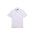 Ralph Lauren Knit Oxford Shirt Powder Purple/white 1x Big