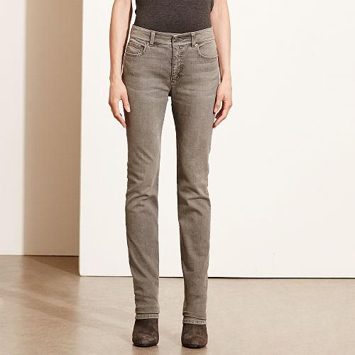 Ralph Lauren Lauren Premier Stretch Straight Jean Concrete Wash