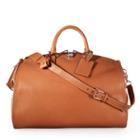 Ralph Lauren Saddle Weekender Bag Rl Gold