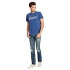 Ralph Lauren Cotton-blend Graphic Tee Annapolis Blue America