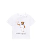 Ralph Lauren Tennis Bear Cotton T-shirt White 12m