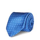 Ralph Lauren Polka-dot Silk Repp Narrow Tie Blue/white