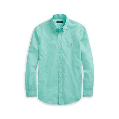Ralph Lauren Slim Fit Twill Shirt Island Green