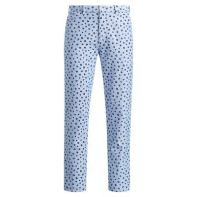 Ralph Lauren Classic Fit Stretch Pant Blue Ladybugs