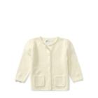 Ralph Lauren Bow-trim Wool Cardigan Olympia Cream 3m