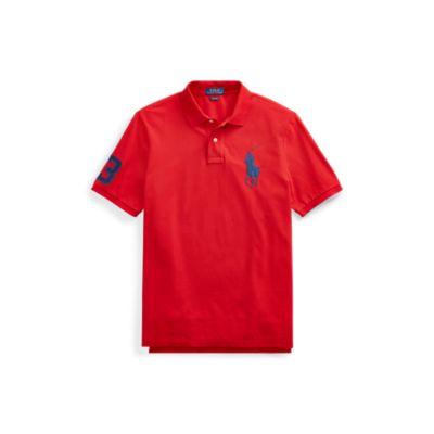 Ralph Lauren Classic Fit Mesh Polo Shirt Rl 2000 Red 2x Big