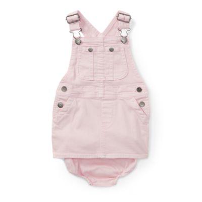 Ralph Lauren Denim Overall Dress & Bloomer Skie Wash 3m