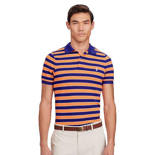 Ralph Lauren Polo Golf Custom-fit Performance Polo Blaze Orange Flash Multi