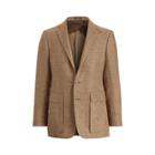 Ralph Lauren Connery Linen Suit Jacket Dark Brown And Tan