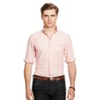Polo Ralph Lauren Cotton Oxford Sport Shirt Orange/white