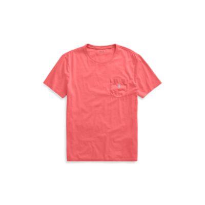 Ralph Lauren Custom Slim Fit Cotton T-shirt Hyannis Red