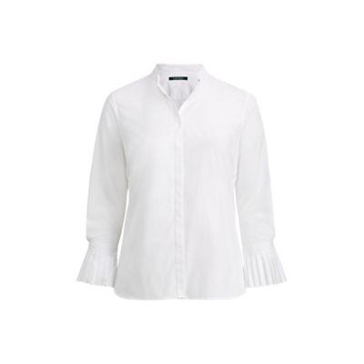 Ralph Lauren Pleated-cuff Poplin Shirt White