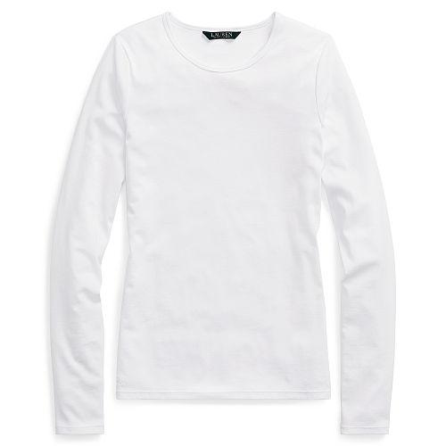 Ralph Lauren Lauren Petite Cotton Long-sleeve Shirt