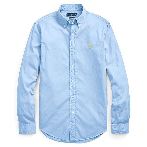 Polo Ralph Lauren Slim Fit Beach Twill Shirt Spinnaker Blue