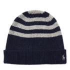Polo Ralph Lauren Rib-knit Wool-cashmere Hat Navy/grey