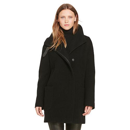 Polo Ralph Lauren Double-faced Wool Coat Polo Black