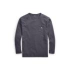 Ralph Lauren Custom Slim Fit Cotton T-shirt Infinite Grey