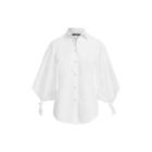 Ralph Lauren Cotton Tie-sleeve Shirt White Sp