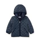 Ralph Lauren Dotted Quilted Full-zip Jacket Navy/white 24m
