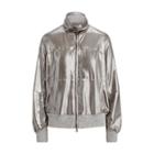 Ralph Lauren Loka Metallic Foil Jacket Asteroid