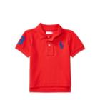 Ralph Lauren Cotton Mesh Polo Shirt Champion Red 3m