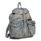 Ralph Lauren Rrl Indigo-dyed Calfskin Backpack True Indigo