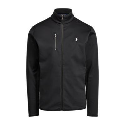 Ralph Lauren Fleece-backed Jersey Jacket Polo Black