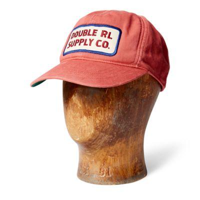 Ralph Lauren Garment-dyed Twill Trucker Cap Red
