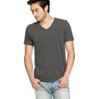 Ralph Lauren Denim & Supply Cotton Jersey V-neck Tee Polo Black