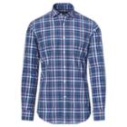 Polo Ralph Lauren Plaid Cotton Poplin Shirt True Sapphire/green Multi