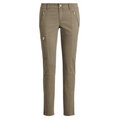 Ralph Lauren Twill Skinny Cargo Pant Sage Moss