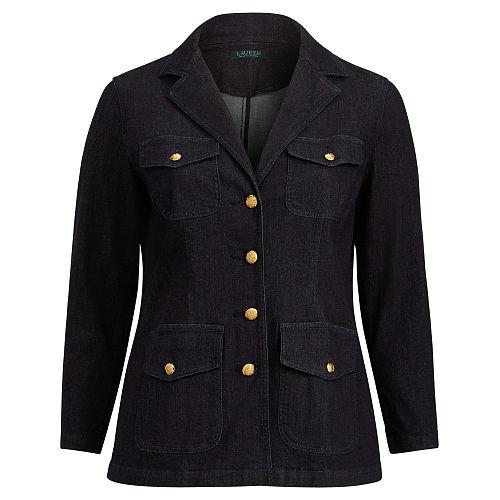 Ralph Lauren Lauren Woman Boxy Denim Field Jacket