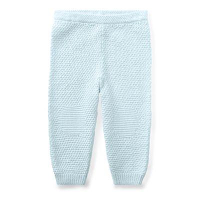 Ralph Lauren Knit Cotton Pull-on Pant Beryl Blue 12m