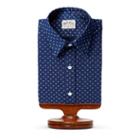 Ralph Lauren Rrl Eli Indigo Cotton Dress Shirt Rl 862 Indigo White