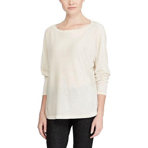 Ralph Lauren Lauren Silk-blend Boatneck Sweater